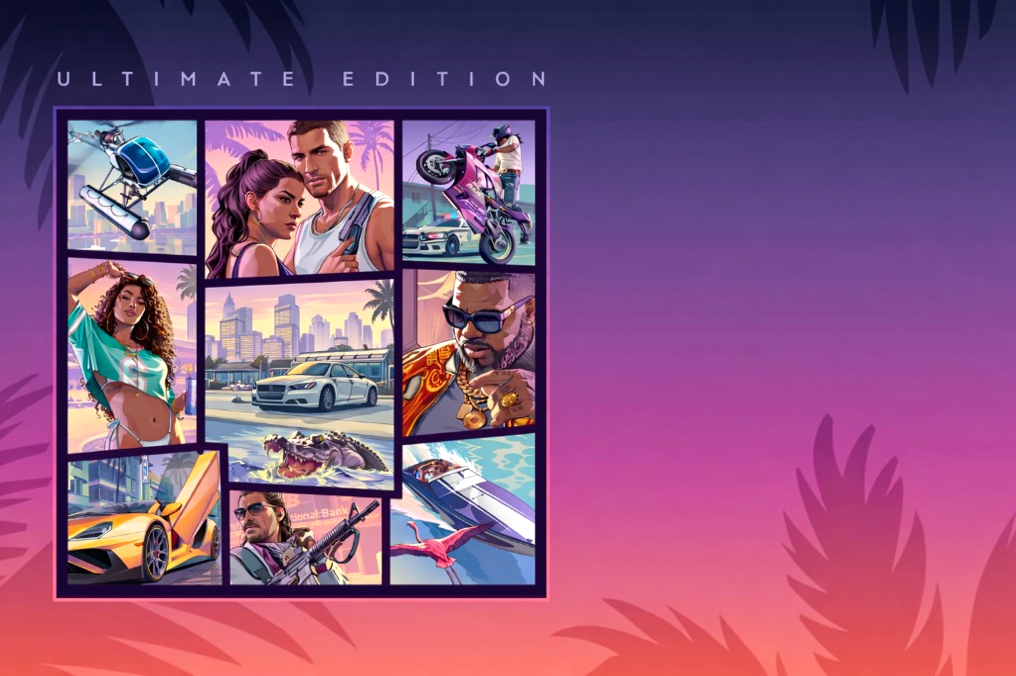 Ultimate Edition collage — neon coast key art