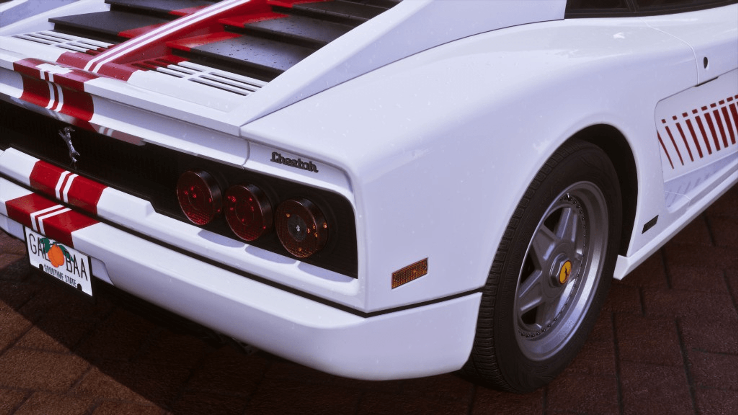 Cheetah rear badge